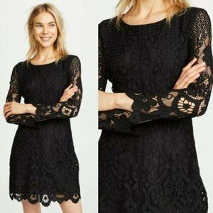 Cupcakes and Cashmere Black Lace Dress - Size 4